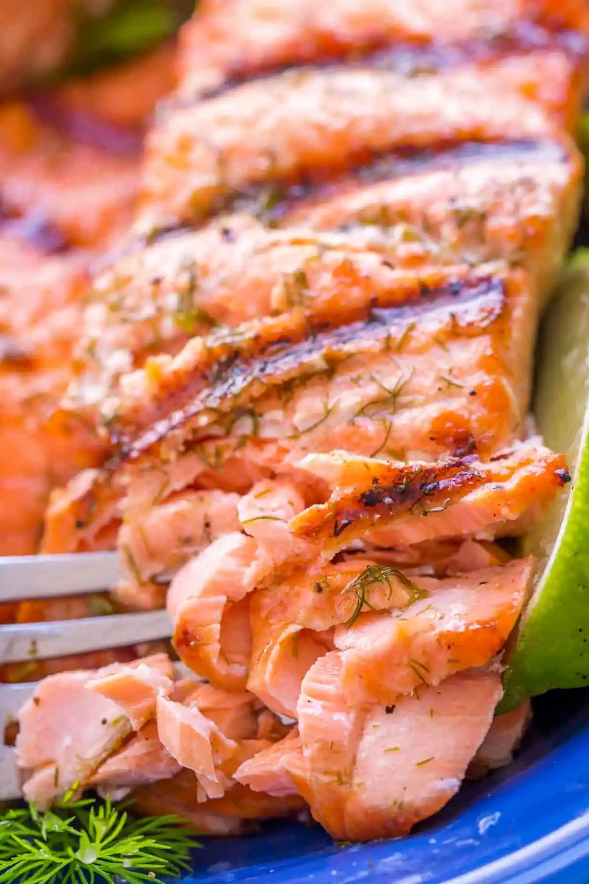 Grilled Salmon with Garlic Lime Butter 3 Grilled Salmon with Garlic Lime Butter