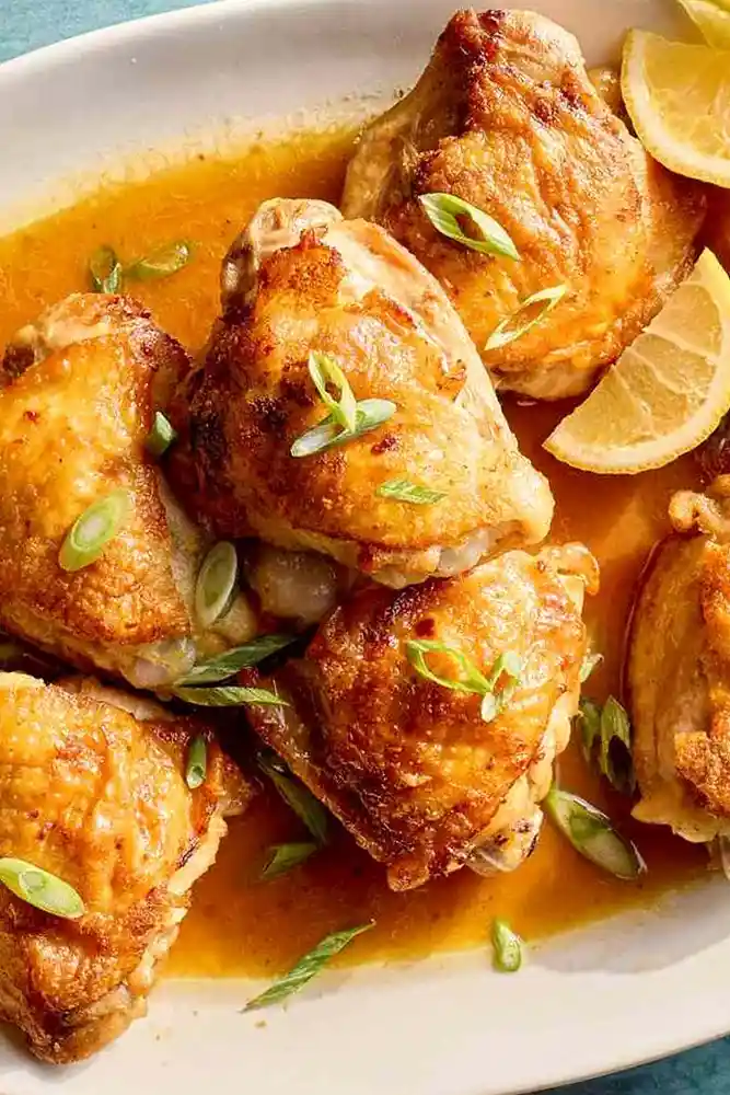 Zesty Honey Lemon Ginger Chicken Thighs 3 Recipe image