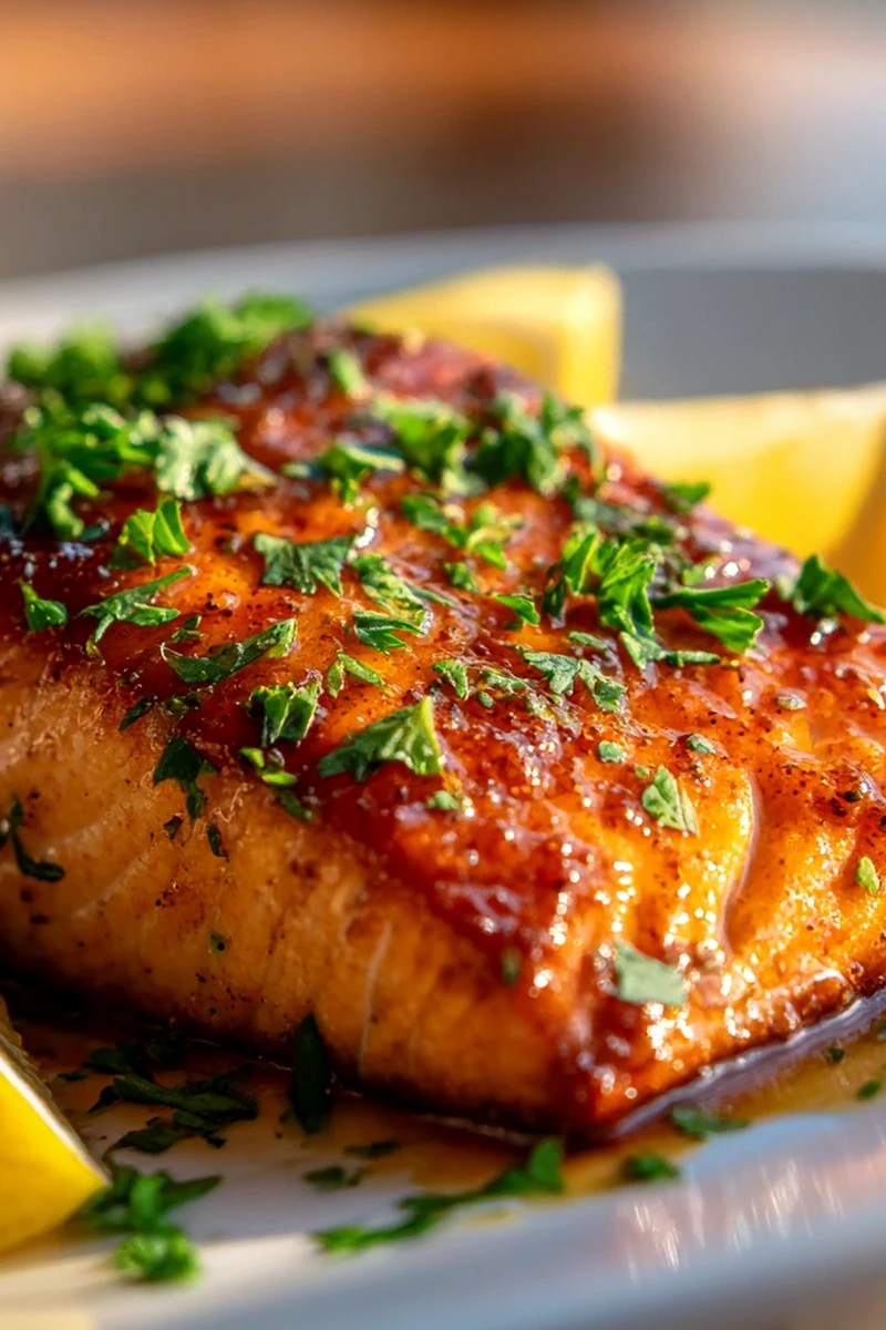 Restaurant Style Glazed Salmon Fillets 3 Recipe image