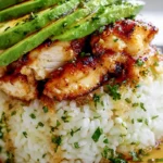 Honey Lime Chicken Avocado Rice Stack 4 Honey Lime Chicken Avocado Rice Stack