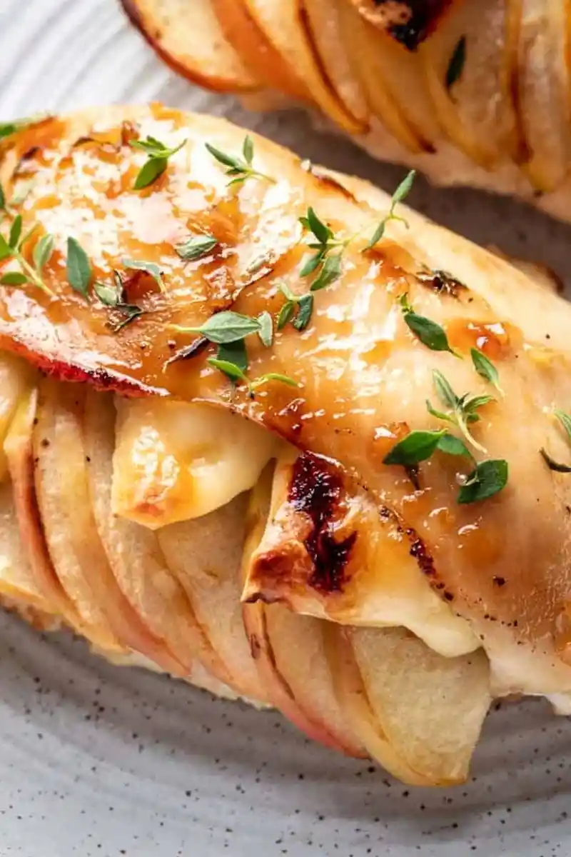 Maple Glazed Apple and Brie Stuffed Chicken 3 Maple Glazed Apple and Brie Stuffed Chicken