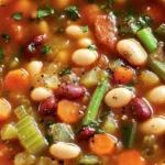 Hearty Italian-Style Vegetable Soup 4 Hearty Italian-Style Vegetable Soup