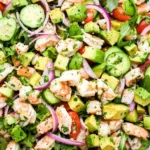 Quick Cold Shrimp & Avocado Salad (No Mayo) 4 Quick Cold Shrimp & Avocado Salad (No Mayo)