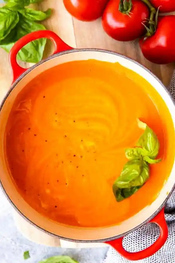 Garlic Roasted Tomato Soup 3 Recipe image