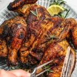 Herbed Spatchcock Grilled Chicken 4 Herbed Spatchcock Grilled Chicken