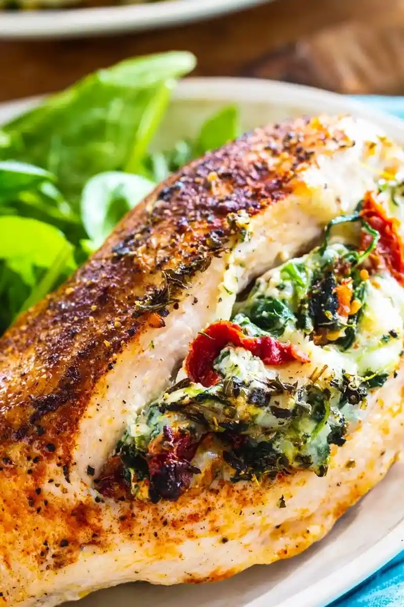 Tuscan Stuffed Chicken 3 Tuscan Stuffed Chicken
