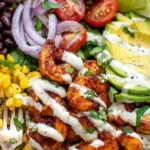 Zesty Mexican Shrimp Bowls with Chipotle Crema 4 Zesty Mexican Shrimp Bowls with Chipotle Crema