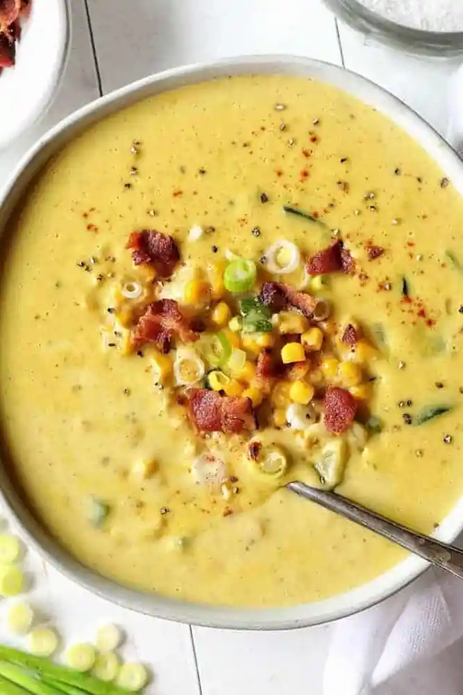 Creamy Zucchini and Corn Chowder 3 Recipe image