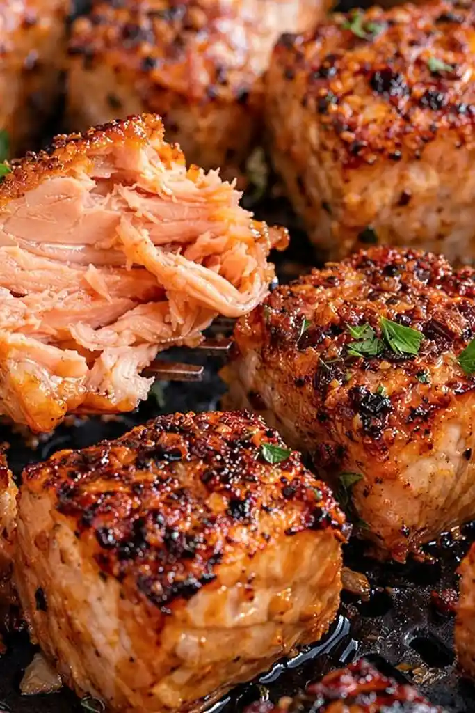 Crispy Air Fryer Salmon Bites 3 Crispy Air Fryer Salmon Bites