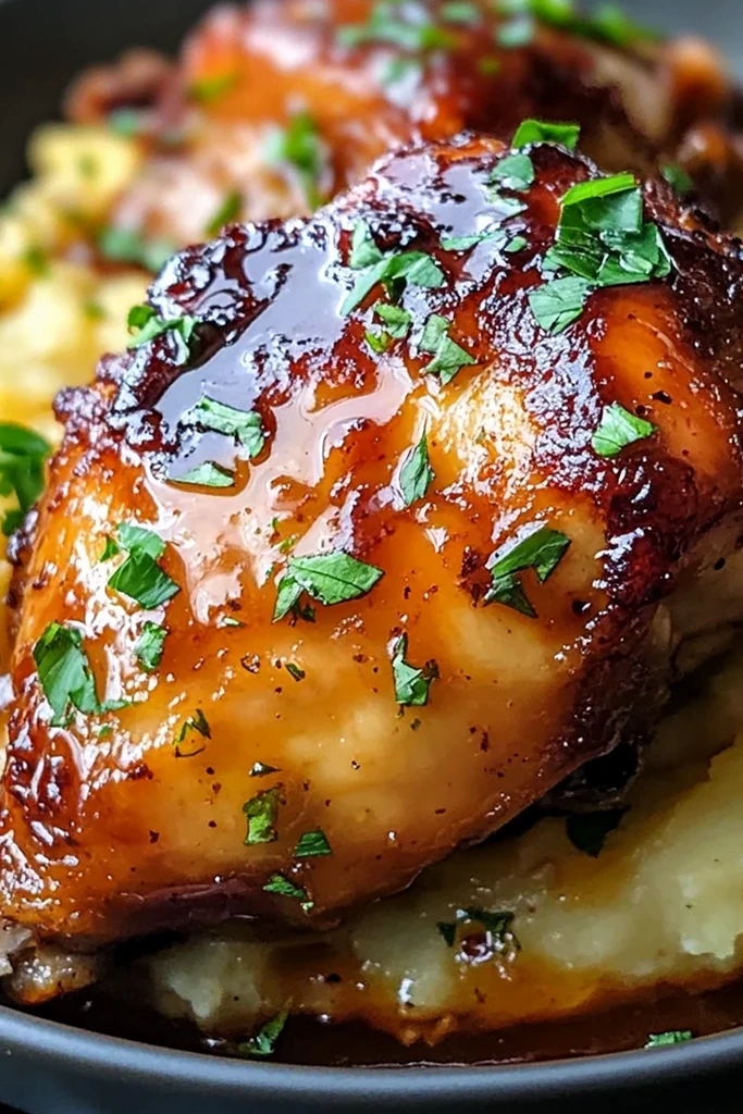 Chipotle Honey Chicken Thighs With Smoked Gouda Mashed Potatoes 3 Chipotle Honey Chicken Thighs With Smoked Gouda Mashed Potatoes