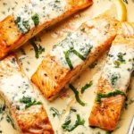 Creamy Lemon Garlic Salmon 4 Creamy Lemon Garlic Salmon