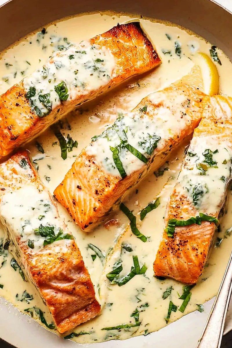 Creamy Lemon Garlic Salmon 3 Creamy Lemon Garlic Salmon