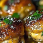 Garlic Parmesan Chicken Thighs 4 Garlic Parmesan Chicken Thighs