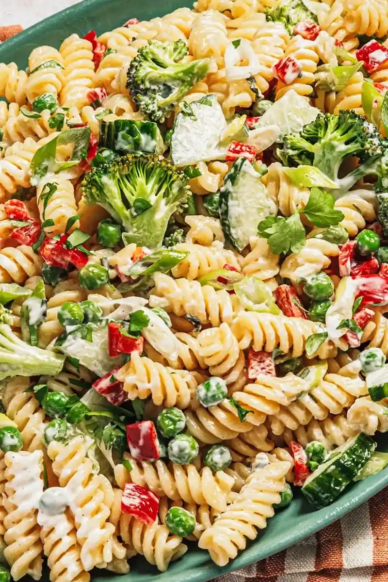 Easy Pasta Salad with Mayo, Lemon, and Basil 3 Easy Pasta Salad with Mayo, Lemon, and Basil