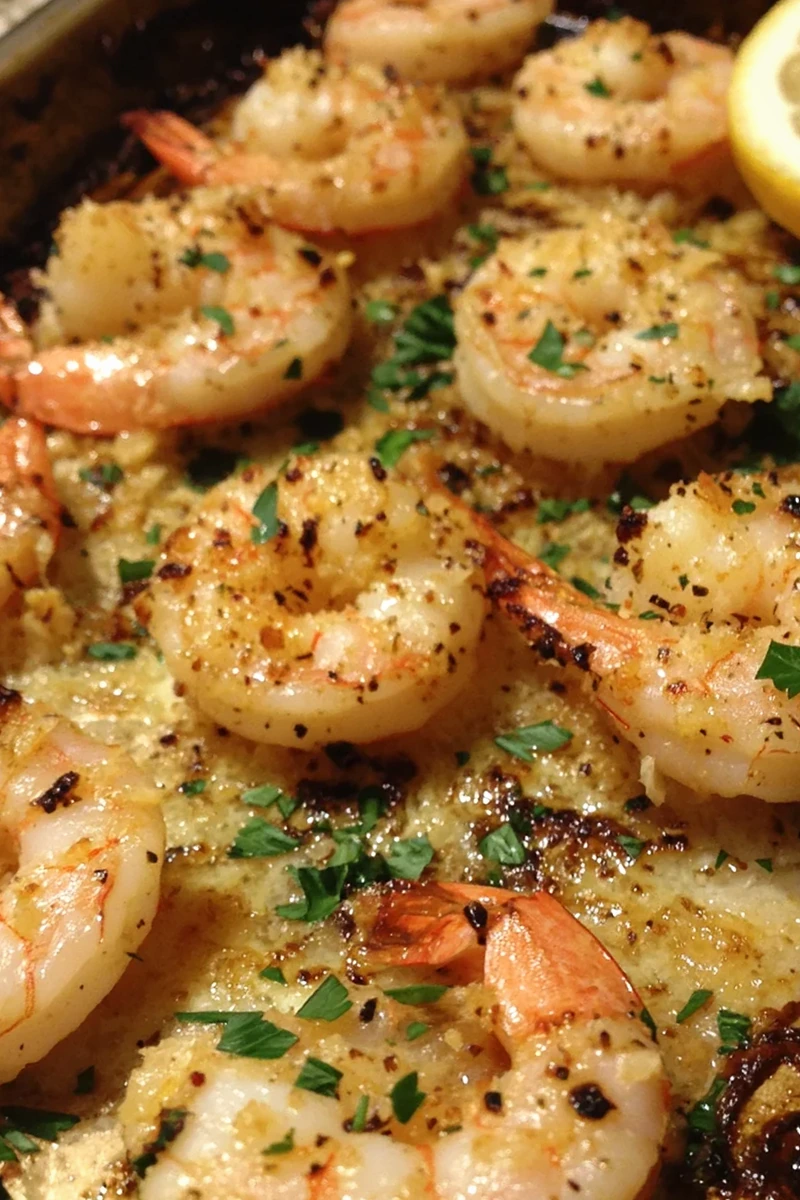 Garlic Parmesan Baked Shrimp 3 Garlic Parmesan Baked Shrimp