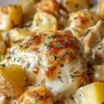 Garlic Parmesan Crockpot Chicken and Potatoes 4 Garlic Parmesan Crockpot Chicken and Potatoes
