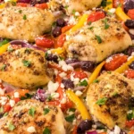Greek Chicken Sheet Pan Dinner 4 Greek Chicken Sheet Pan Dinner