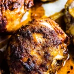 Juicy & Crispy Baked Bone-In Chicken Thighs 4 Juicy & Crispy Baked Bone-In Chicken Thighs