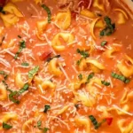 One-Pot Creamy Tomato Tortellini Soup 4 One-Pot Creamy Tomato Tortellini Soup