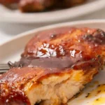 Oven-Roasted BBQ Boneless Chicken Thighs 4 Oven-Roasted BBQ Boneless Chicken Thighs