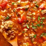 Cozy One-Pot Stuffed Pepper Soup 4 Cozy One-Pot Stuffed Pepper Soup
