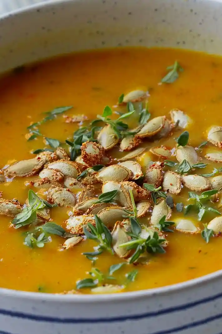 Creamy Butternut Squash and Carrot Ginger Soup 3 Creamy Butternut Squash and Carrot Ginger Soup